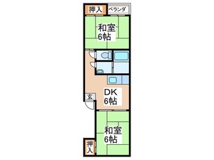 ハイツカトレアの物件間取画像